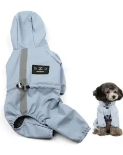 ペット 犬 レインコート レインパーカー 雨具 カッパ 犬服 ドッグウェア