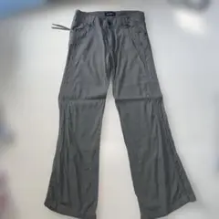 anti verb フレアパンツ グレー