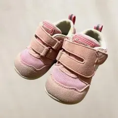 MOONSTAR ピンク ベルト付きスニーカー　12.5㎝