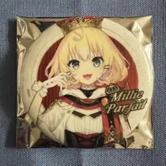 王座シリーズ ミリー・パフェ グリッター缶バッジ