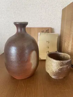 柴岡紘一　備前焼　緋襷　茶盌 全国宅配無料 柴岡紘一 茶盌 緋襷 備前焼 工芸品 - 工芸品
