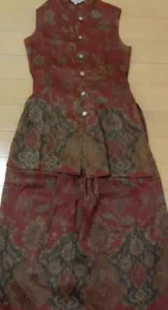 Paul Stuart 花柄 リネン セットアップ