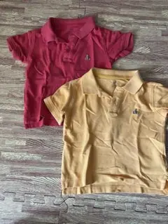 GAP ポロシャツ 2枚セット 赤・オレンジ