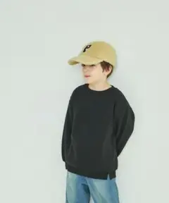 ペアマノン　pairmanon　裏起毛アソートシンプルガゼットトレーナー　140