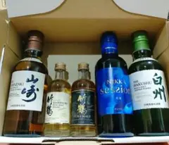 白州 竹鶴 山崎 セッション ミニボトル セット サントリー ニッカウヰスキー