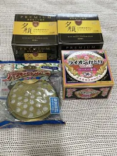プレミアム渦巻夕顔60巻　ライオンローズ20巻　プレミアム渦巻蚊取り線香　線香皿