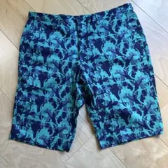 Paul Smith 青系迷彩 ショートパンツ