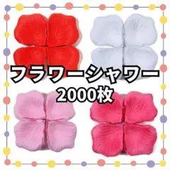 ✨新品✨ 大容量 4色 2000枚 フラワーシャワー 結婚式 装飾 飾り 特価