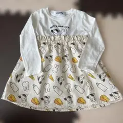 ミッフィー 長袖ワンピース 100cm