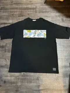 neru design warks XL 等高線柄Tシャツ