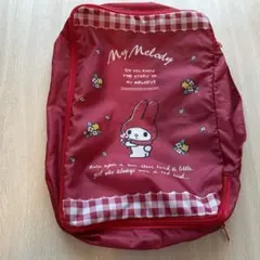 【新品未使用】マイメロディ　圧縮できるトラベル収納ケース　M