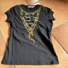 MOSCHINO 黒 Tシャツ USA 42