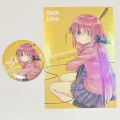ぼっちざろっく！　韓国版　特典 後藤ひとり　缶バッジ　イラストカード　セット