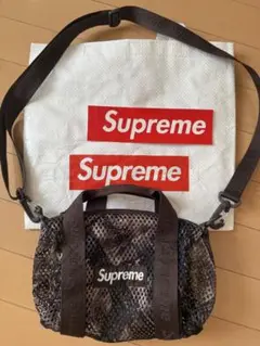 Supreme Mesh Mini Duffle Bag kamo