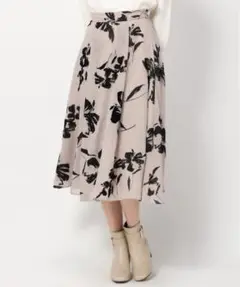 【美品】MISCH MASCH フロッキーフラワースカート