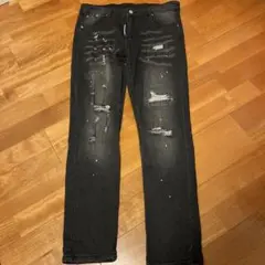 purple似　スキニーデニム　ブラック