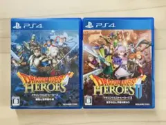 PS4 ドラゴンクエストヒーローズ Ⅰ Ⅱ 付属品完備 闇竜 双子 2本セット