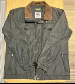 Eddie bauer エディーバウアー ハーフコート　カバーオール 黒　M