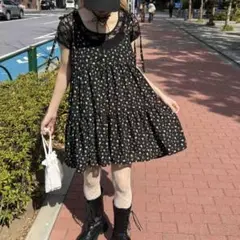 WEGO リトルフラワーミニキャミワンピース