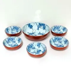 未使用品★辻製磁社★辻常陸★染付栗鼠葡萄文★リスブドウ文★茶碗蒸し★3客 Amazon.co.jp: 十四代 辻常陸 製 染付 栗鼠葡萄文 銘々皿 五客