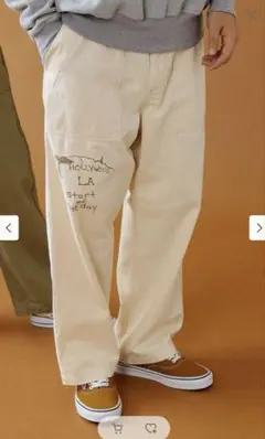 B:MING byBEAMSGOTOHOLLYWOODヘリンボーンベイカーパンツ