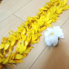 フラダンス　レイ　髪飾り　セット