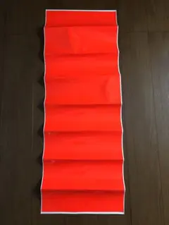 未使用カッティングシート　蛍光オレンジ　赤　朱色