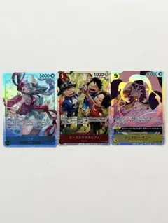 ワンピースカード受け継がれる意思 SR エースサボルフィ ジュエリーボニー ウタ