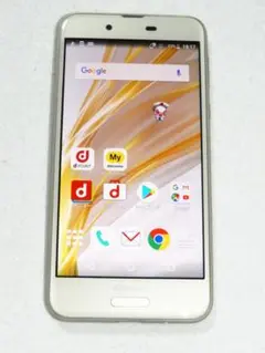 美品 SHARP AQUOS sense SH-01K ゴールド docomo版
