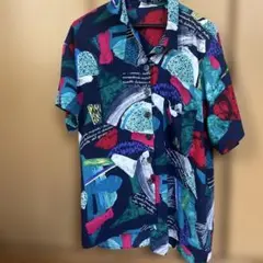 topyoアロハシャツ　サラッと素材　90s