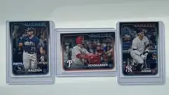 Cal Raleigh／Kyle Schwarber／Aaron Judge