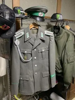 東ドイツ　国境警備隊　制帽　肩章　東ドイツ軍　ドイツ軍 東ドイツ NVA(人民軍) 国境警備隊制帽/ 将校用 /実物・未使用
