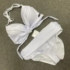 最安値☆新品タグ付！大人セクシーな雰囲気が素敵♡シンプルなビキニ　S　白