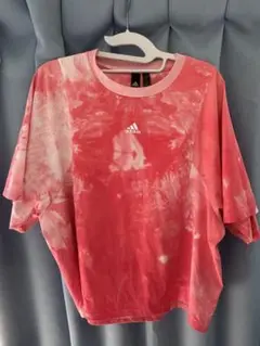 adidas ピンク タイダイ Tシャツ XLサイズ
