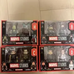 MARVEL STUDIOS ベアブリック フィギュア 4体セット