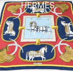 【最終お値下げ】HERMES スカーフ カレ90『GRAND APPARAT』