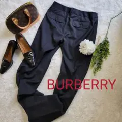 未使用 BURBERRY ストライプパンツ 36 お仕事用に(*^^*)
