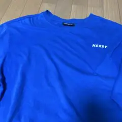 NERDY Tシャツ M ブルー　青
