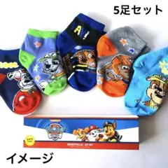 パウパトロール　靴下　5足　セット　幼稚園　保育園　アメリカ　ソックス　幼児