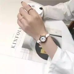 【ラスト1品】レディース　腕時計　クォーツ　ホワイト