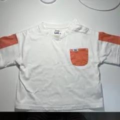 Buddy Lee 90サイズ Tシャツ ホワイト/オレンジ
