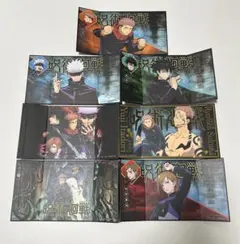 呪術廻戦 折りたたみ色紙 3面開き 7枚セット