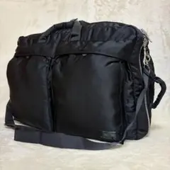 PORTER　ビジネスバック　3way　タンカー　黒　ナイロン　大容量　通勤