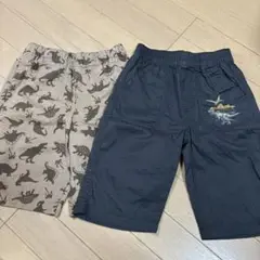 恐竜柄ハーフパンツセット