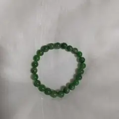 緑色天然石ビーズブレスレット