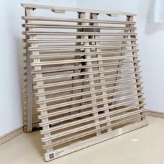 すのこベッド みやび格子 エアライズ 折りたたみシングル