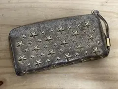 N1010-01 ジミー チュウ ラウンドジップ長財布