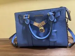 MICHAEL KORS 青 ショルダーバッグ