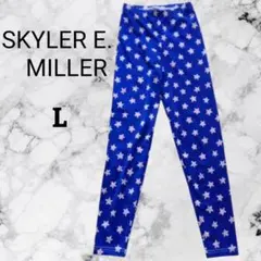 美品✨キッズ レディース レギンス【L】星柄 SKYLER E. MILLER