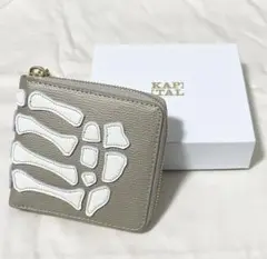 KAPITAL キャピタルボーンウォレット財布ブラック 長財布 キャピタルKapital Bone レザー ウォレット 財布 骨 - メルカリ
